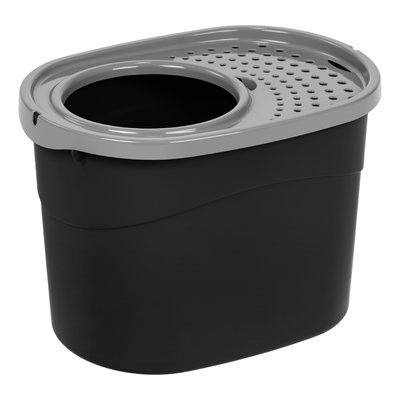 Iris Standard Litter Box Color: Black