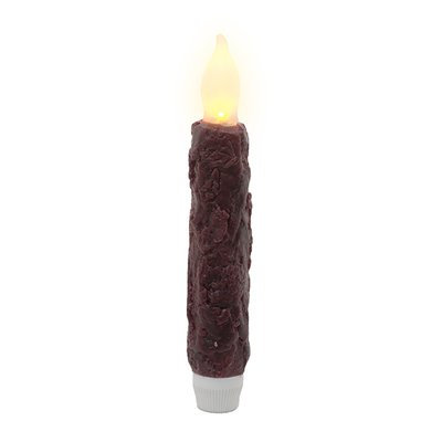 Charlton Home Mooney Cake Unscented Pillar Candle Color: Burgundy