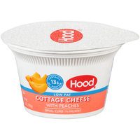 Hood® Lowfat Small Curd Cottage Cheese with Peaches 5.3 oz. Cup
