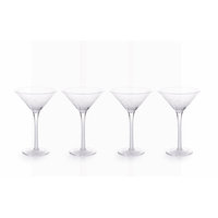Rosecliff Heights Williamson Tall Fish Cut 8 oz. Glass Martini Glass