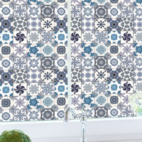 Wallpops Premium Azulejos Window Film