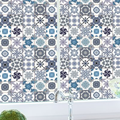 Wallpops Premium Azulejos Window Film