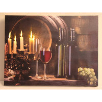 Winston Porter 'Flickering Candles and Wine' Photographic Print on Canvas