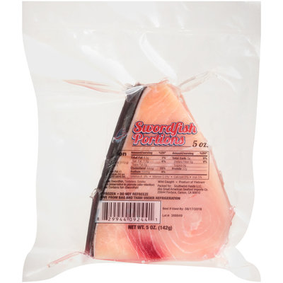 Great American Seafood® Swordfish Portions 5 oz. Pack