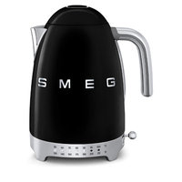 Smeg 50s Retro Style Aesthetic Black Variable Temperature Electric Kettle