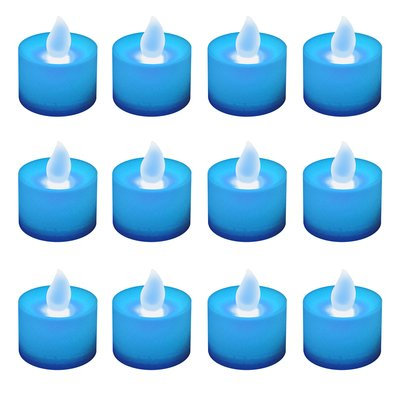 Red Barrel Studio LED Tea Lights Color: Blue