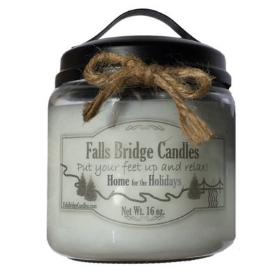 Fallsbridgecandles Home for the Holidays Scented Jar Candle Size: 5.25