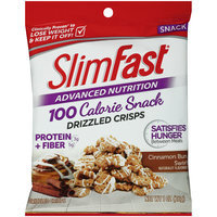 SlimFast® Advanced Nutrition 100 Calorie Cinnamon Bun Swirl Drizzled Crisps 1 oz. Bag