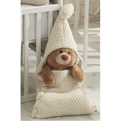 Nipperland Cozy Knitted Wool Blended Baby Sleep Wrap/Bag Color: Beige