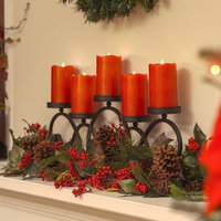 Three Posts Wax Flameless Candle Size: 9