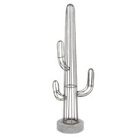 Brayden Studio Elite Metal/Wood Cactus Sculpture