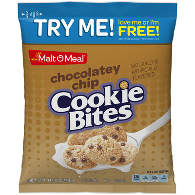 Malt-O-Meal® Chocolatey Chip Cookie Bites Cereal 11 oz. Bag
