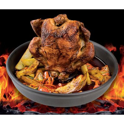 Romertopf Clay Poultry Grilling Dish