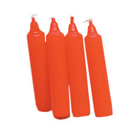 The Holiday Aisle Paraffin Taper Candle (Set of 2) Size: Extra Large Candle (Box of 4), Color: Red