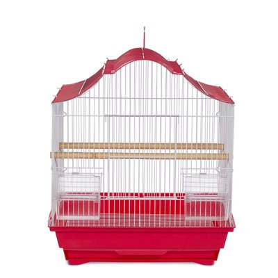 Prevue Hendryx Soho Pet Crown Top Cockatiel Bird Cage with Removable Tray