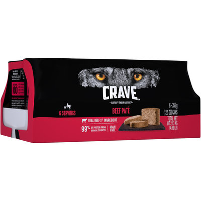 Crave™ Beef Pate Premium Dog Food 6-12.5 oz. Cans