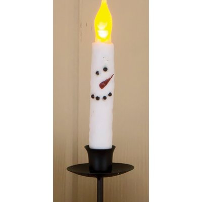 The Holiday Aisle Snowman Unscented Taper Candle (Set of 4)