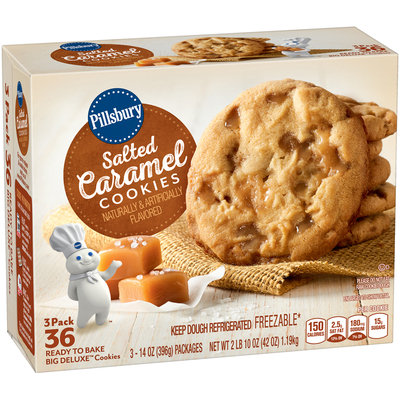 Pillsbury Big Deluxe™ Salted Caramel Cookies 3-14 oz. Package