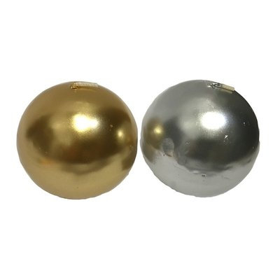 Essential Decor & Beyond Novelty Candle Color: Gold/Silver