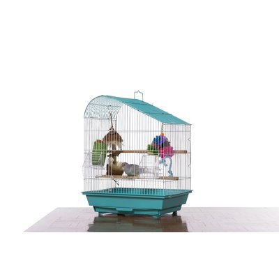 Prevue Hendryx Palm Beach Pet Products Tear Drop Roof Budgie Cage