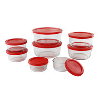 Pyrex 16 Piece Simply Store Nesting Glass Food Storage Set