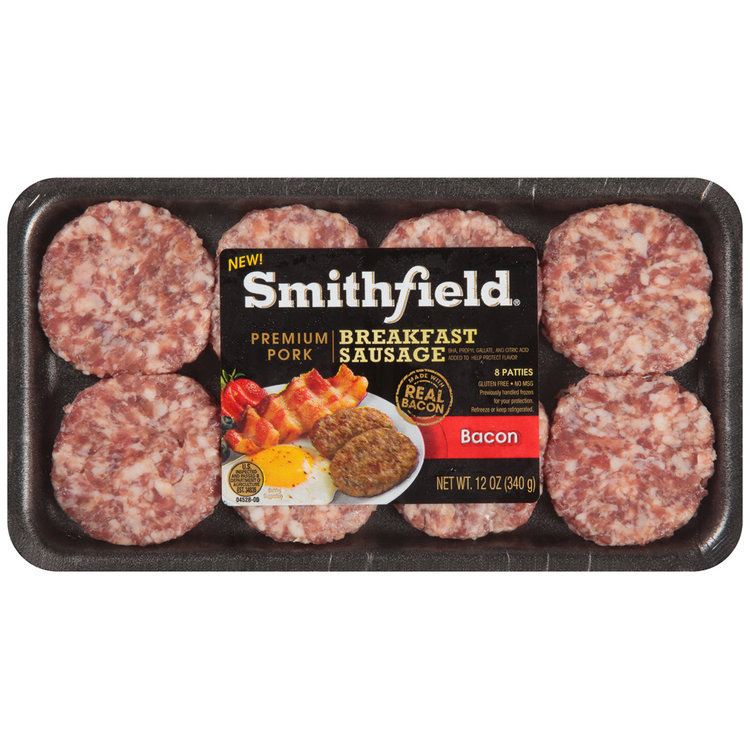Smithfield® Bacon Pork Breakfast Sausage Patties Reviews 2019