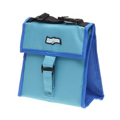 Maranda Enterprises FlexiFreeze Freezable Snack Tote Cooler Color: Teal/Blue