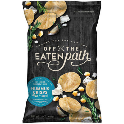 Off the Eaten Path™ Feta & Herb Hummus Crisps 19 oz. Bag