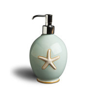 Rosecliff Heights Palm Cove Soap & Lotion Dispenser Finish: Ocean