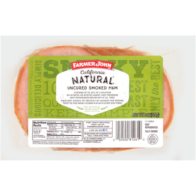 Farmer John® California Natural Uncured Smoked Ham 8 oz. Pack