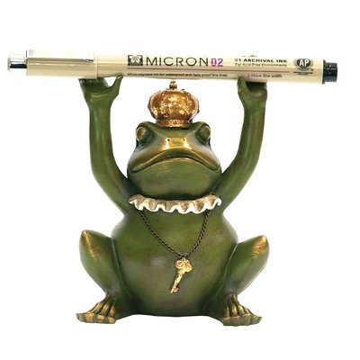Astoria Grand Hanson Frog Gatekeeper Pen Holder