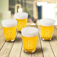 Jds Personalized Gifts Personalized 16 oz. Glass Beer Glass Design: Circle