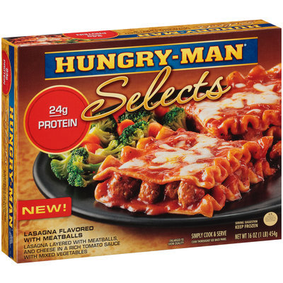 Hungry-Man® Selects Lasagna Flavored with Meatballs 16 oz. Box