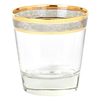 Lorren Home Trends Melania Double Old Fashion 10 Oz. Glass Cocktail Glasses Color: Smoke