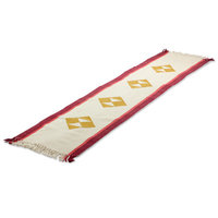 Novica Cherry Orchard Path Cotton Table Runner