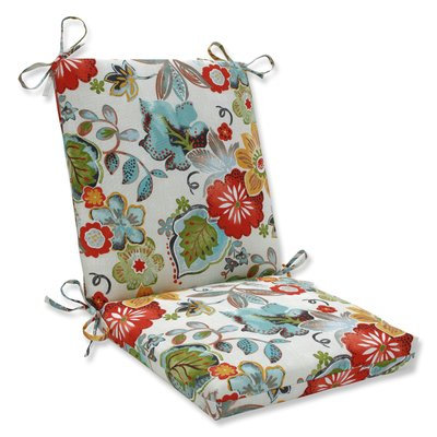 Pillow Perfect Alatriste Squared Corners Outdoor Dining Chair Cushion