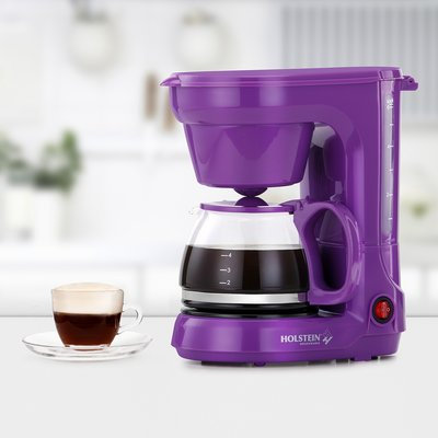 Holstein Housewares 6 Cup Coffee Maker Color: Purple