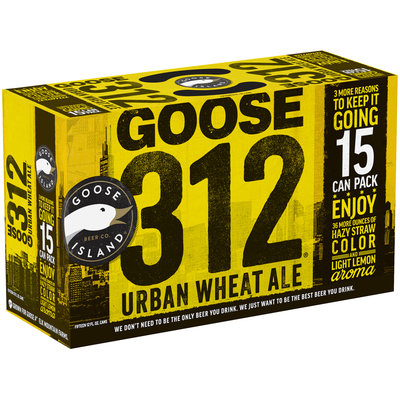 312® Urban Wheat Ale Beer 15-12 fl. oz. Cans