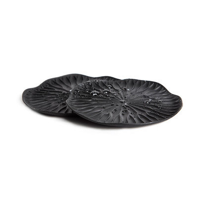 Design Ideas Qualy Bai Bua Coaster Color: Black