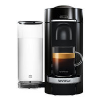Delonghi Nespresso Vertuo Plus Deluxe Coffee and Espresso Single-Serve Machine with Aeroccino Milk Frother