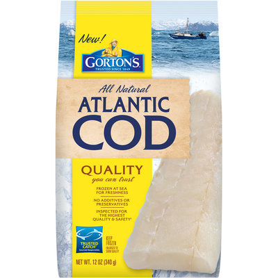 Gorton's® All Natural Atlantic Cod 12 oz. Bag