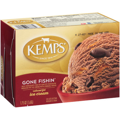 Kemps® Gone Fishin' Reduced Fat Ice Cream 1.75 qt. Carton