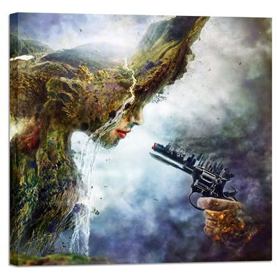 East Urban Home 'Betrayal' Graphic Art Print on Wrapped Canvas