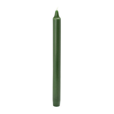 Varick Gallery Straight Taper Candle Color: Hunter Green, Quantity: 12