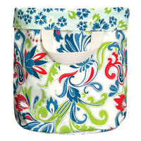Heritage Lace Nantucket Tote in White/Navy/Red