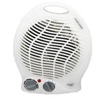 Infolist Corp. Vie Air 970100343M 1500W Portable Dual Setting White Home Fan Heater with Adjustable Thermostat