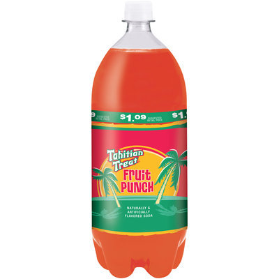 Tahitian Treat Fruit Punch Soda, 2 L Bottle