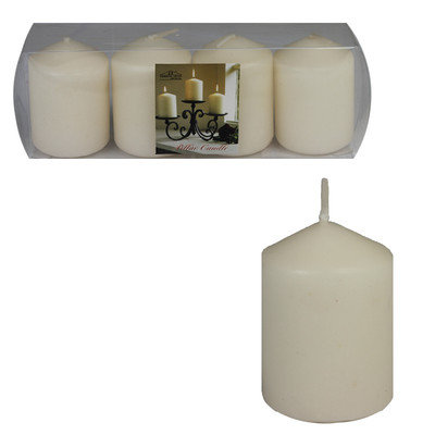 Essential Decor & Beyond Votive Candle Color: Ivory
