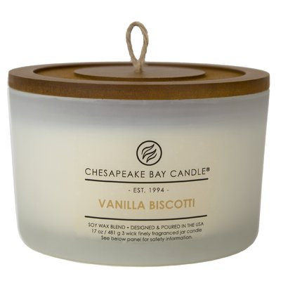 Chesapeake Bay Candle Heritage Vanilla Biscotti Coffee Table Scent Jar Candle