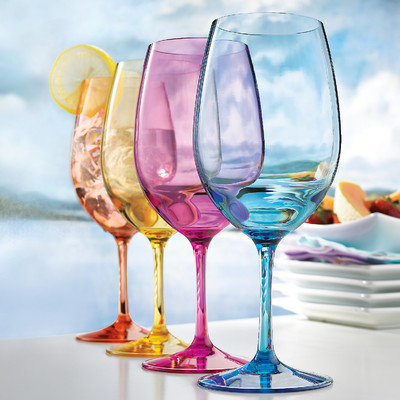 Latitude Run Wine Glass